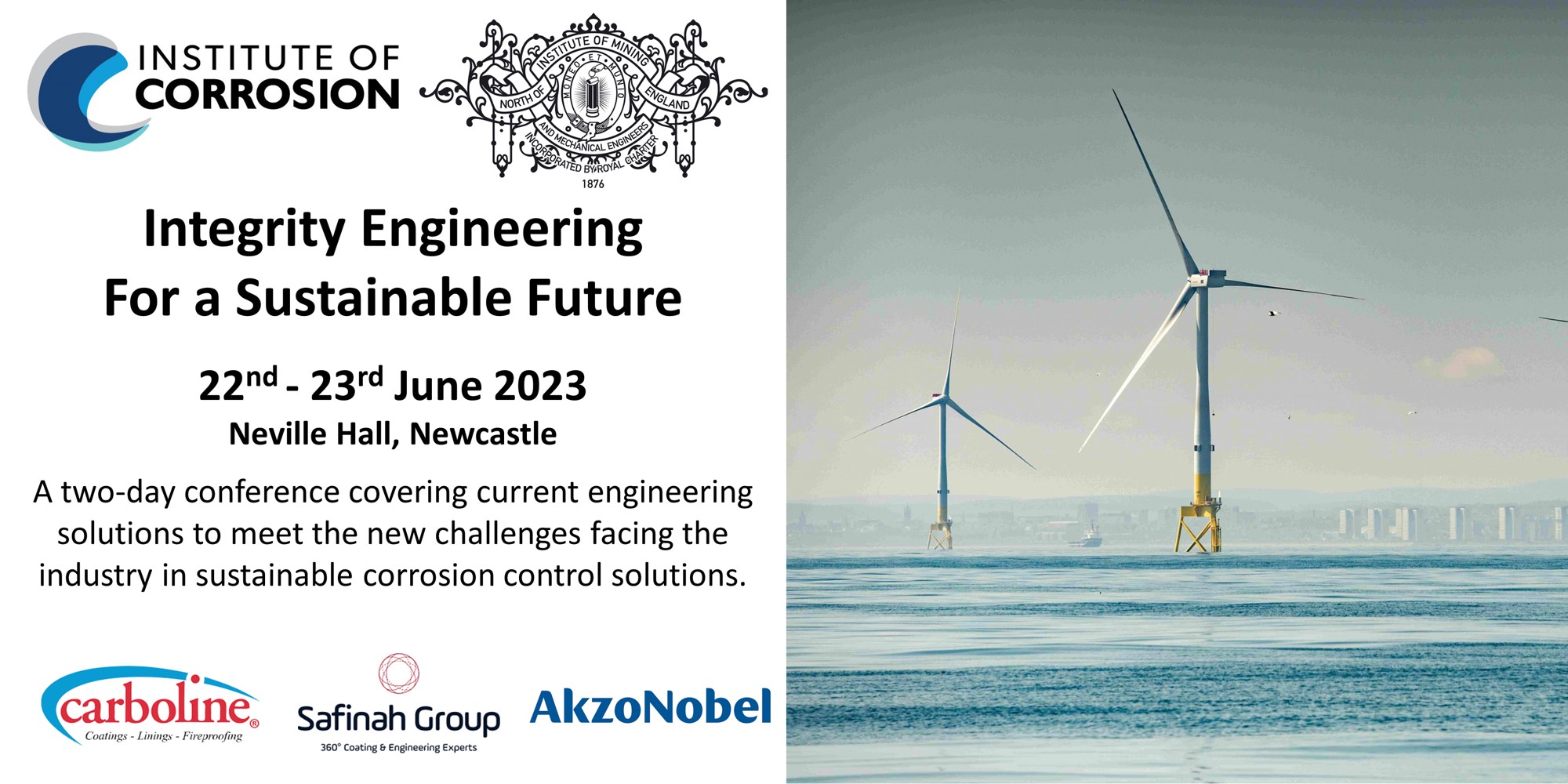 NEIMME-ICorr Conference 2023: Integrity Engineering for a Sustainable Future